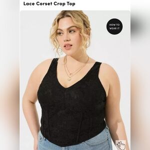 Corset Lace Top